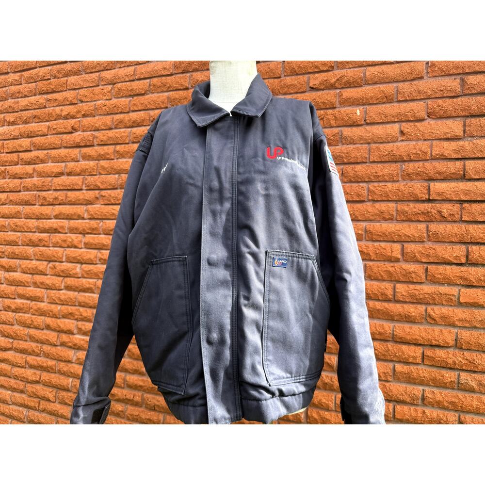 Lapco flame resistant work jacket blue men's XL